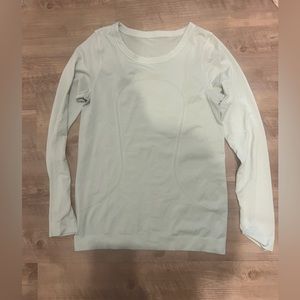 lululemon athletica Mint Green Long Sleeve Top